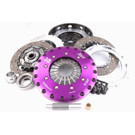 Kuplung és lendkerék Xtreme Performance KNI23530-2A Xtreme Performance 230mm Sprung hub Organic Twin Plate Clutch Kit Incl Flywheel 1000Nm | race-shop.hu