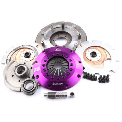 KMZ20526-2E Xtreme Performance 200mm Rigid Ceramic Twin Plate Clutch Kit Incl Flywheel 1200Nm