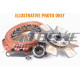Kuplung és lendkerék Xtreme Performance KMI25007-1B Clutch Kit Xtreme Outback Heavy Duty Sprung Ceramic 600Nm 800KG (30%) | race-shop.hu