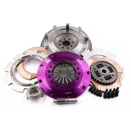 Kuplung és lendkerék Xtreme Performance KMC20520-2B Xtreme Performance 200mm Sprung Ceramic Twin Plate Clutch Kit Incl Flywheel 1200Nm | race-shop.hu