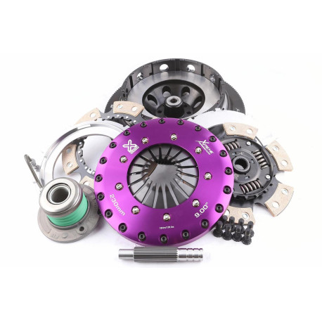 Kuplung és lendkerék Xtreme Performance KFD23658-2B Xtreme Performance 230mm Sprung Ceramic Twin Plate Clutch Kit Incl Flywheel & CSC 1000Nm | race-shop.hu