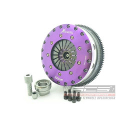 KBM23594-2E Xtreme Performance 230mm Rigid Ceramic Twin Plate Clutch Kit Incl Flywheel 1800Nm
