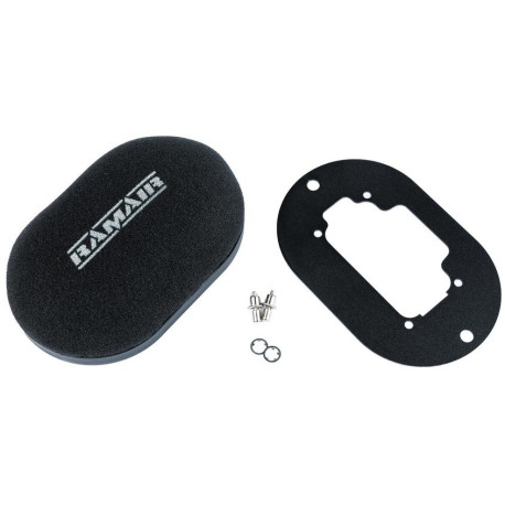 Szűrők karburátorokra RAMAIR domed carb air filter with baseplate to fit Weber 32/36 DGV/DGEV, 38 DGAS/DGMS | race-shop.hu