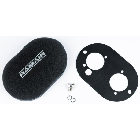 Szűrők karburátorokra RAMAIR domed carb air filter with baseplate to fit Dellorto 40 DHLA | race-shop.hu
