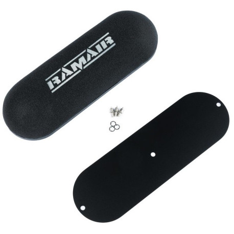Szűrők karburátorokra RAMAIR twin domed carb air filter with blank baseplate | race-shop.hu