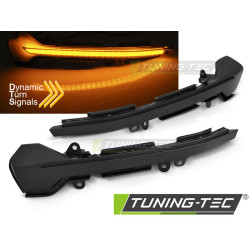 OLDALSÓ IRÁNYJELZŐ A TÜKÖRBEN, FÜSTSZÍNŰ LED, SZEKVENCIÁLIS – SEAT LEON 12–16 / IBIZA 17 / ARONA 17 – SÉRÜLT