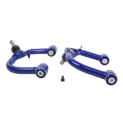 SuperPro Front Upper Control Arm Complete Assembly Fixed Offset + Ball Joint +2° Caster for Toyota/Lexus