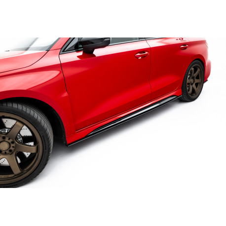 Body kitek és vizuális kiegészítők Street Pro Oldalsó Küszöb Difúzorok Audi RS3 Sedan 8Y Facelift (fekete-piros) | race-shop.hu