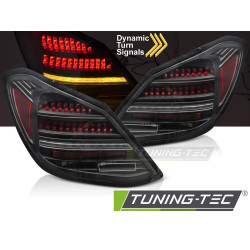 LED hátsó lámpák fekete/piros szekvenciális MERCEDES C-CLASS W205 14-21-hez