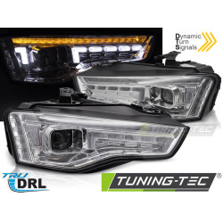 Halogén fényszórók LED CHROME SEQ AUDI A5 11-16-hoz