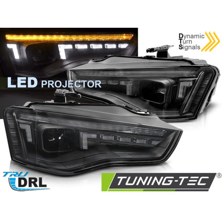 Világítás LED fényszórók LED BLACK SEQ AUDI A5 11-16-hoz | race-shop.hu