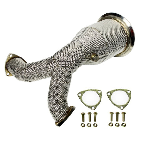 Down pipe, dump pipe Hővédő burkolattal ellátott downpipe Porsche Cayenne III, EA839 motor, 2017+ | race-shop.hu