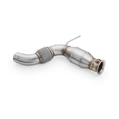 Down pipe, dump pipe Downpipe BMW F32, F33, F36 430d/dx, 435dx N57N, N57Z with silencer | race-shop.hu