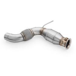 Downpipe BMW F06, F12, F13 640d/dx N57Z hangtompítóval