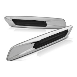 TUNING-TEC oldalsó irányjelzők (F10 Style) BMW E60/ E90/ E92/ E82-höz, ezüst-füstös