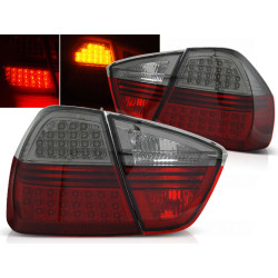 LED Hátsó lámpa piros FÜSTSZÍN fitsBMW E90 03.05-08.08