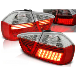 LED Hátsó lámpa piros fehér BMW E90 03.05-08.08