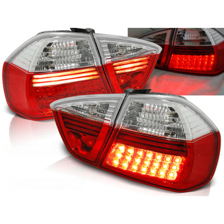 Világítás LED Hátsó lámpa piros fehér BMW E90 03.05-08.08 | race-shop.hu