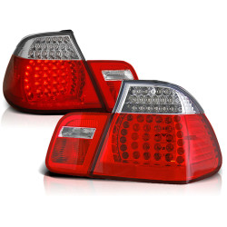 LED HÁTSÓ LÁMPÁK PIROS FEHÉR BMW E46 05.98-08.01 SEDAN