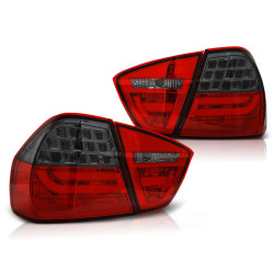 LED BAR HÁTSÓ LÁMPÁK PIROS FÜSTSZÍNű BMW E90 03.05-08.08