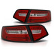 Világítás LED Hátsó lámpa piros fehér SEQ AUDI A6 08-11 SEDAN | race-shop.hu