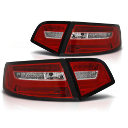 LED Hátsó lámpa piros fehér SEQ AUDI A6 08-11 SEDAN