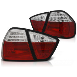 LED Hátsó lámpa piros fehér BMW E90 03.05-08.08