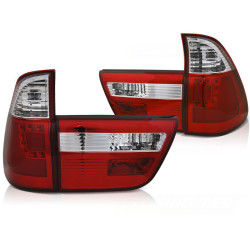LED BAR HÁTSÓ LÁMPÁK PIROS WHITE BMW X5 E53 09.99-10.03