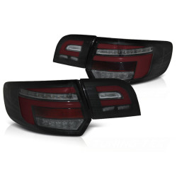 LED BAR PIROS HÁTSÓ LÁMPÁK FEKETE SEQ AUDI A3 8P 5D 03-08