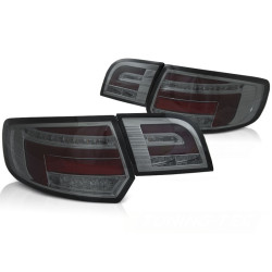 LED BAR PIROS HÁTSÓ LÁMPÁK FÜSTSZÍNű SEQ AUDI A3 8P 5D 03-08