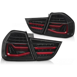 LED BAR hátsó lámpák fekete SEQ BMW E90 09-11-hez