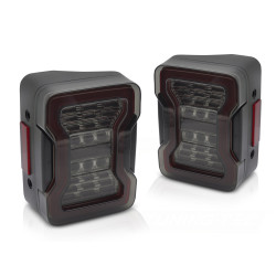 CHRYSLER JEEP WRANGLER JK 07-18 LED Füstszínű