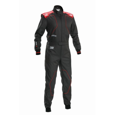 Overálok Gyerek gokart overál OMP KS-4 my2026, fekete/piros | race-shop.hu
