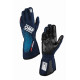 Race gloves OMP ONE EVO FX my2026 with FIA (external seams), navy blue