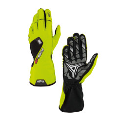 Race gloves OMP KS-3 my2026 (external seams), yellow/black
