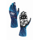 Kesztyűk Race gloves OMP KS-4 ART my2026 (internal seams), navy blue/cyan | race-shop.hu