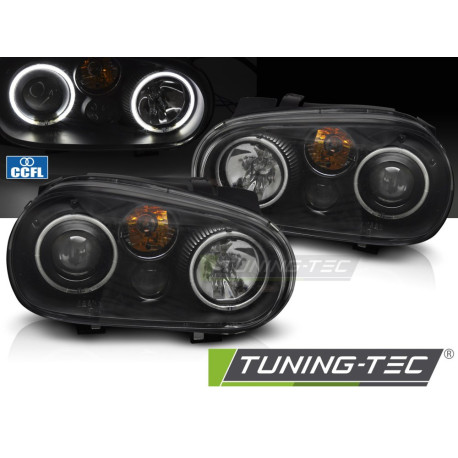 Világítás Fényszórók ANGEL EYES CCFL fekete VW GOLF IV 97-03-hoz | race-shop.hu
