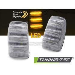 Tükörbe épített fehér LED irányjelző szekvenciális FORD TRANSIT 13-hoz