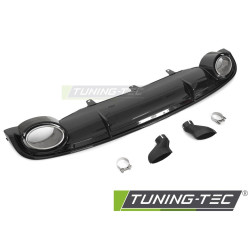 Diffúzor dupla kimenettel fényes fekete SPORTSTÍLUS AUDI A7 C7 10-14-hez