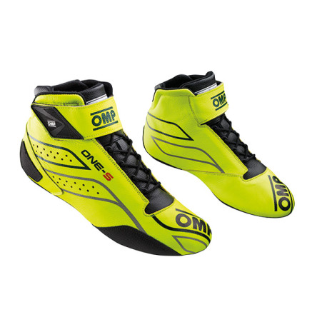 Cipők FIA versenycipő OMP ONE-S my2026, fluo sárga | race-shop.hu