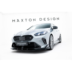 MAXTON DESIGN első splitter BMW M135i M Performance F70-hoz, fényes fekete, V2