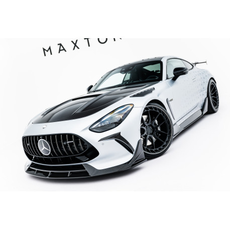 Body kitek és vizuális kiegészítők Prepreg karbon szálas első splitter Mercedes-AMG GT 63 / 55 / 63 S E Performance C192 | race-shop.hu