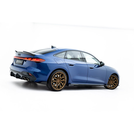 Body kitek és vizuális kiegészítők Street Pro oldalsó küszöb diffúzorok Audi A5 S-Line / S5 Sedan / Avant B10 (fekete + fényes toldatok) | race-shop.hu