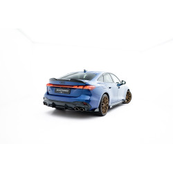 MAXTON DESIGN Street Pro hátsó diffúzor Audi S5 Sedan / Avant B10-hoz, piros