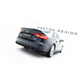 MAXTON DESIGN hátsó oldalsó splitterek Audi A4 B8 Facelift-hez, fényes fekete