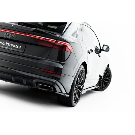 Body kitek és vizuális kiegészítők MAXTON DESIGN hátsó oldalsó splitterek Audi Q8 S-Line Mk1 Facelift-hez, prepreg karbon | race-shop.hu