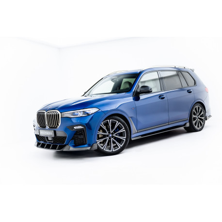 Body kitek és vizuális kiegészítők Prepreg karbon splitterszett BMW X7 M-Pack G07 | race-shop.hu