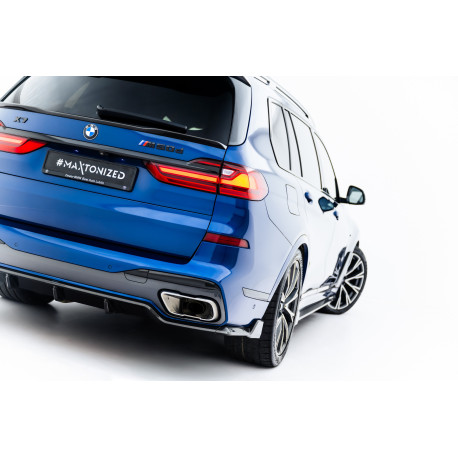 Body kitek és vizuális kiegészítők Prepreg karbon szálas hátsó diffúzor BMW X7 M-Pack G07 / G07 Facelift (vonóhorgos változat) | race-shop.hu
