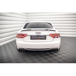 Hátsó diffúzor Audi A5 Sportback 8T Facelift (két kipufogóval egy oldalon)