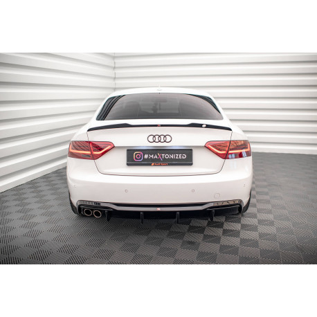 Body kitek és vizuális kiegészítők Hátsó diffúzor Audi A5 Sportback 8T Facelift (két kipufogóval egy oldalon) | race-shop.hu